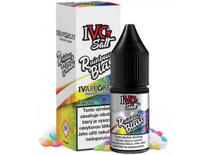 Liquid I VG SALT Rainbow Blast 10ml - 10mg