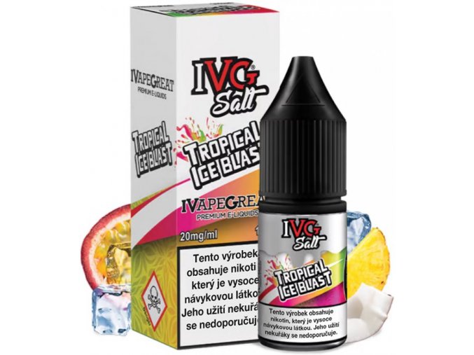 Liquid I VG SALT Tropical Ice Blast 10ml - 20mg