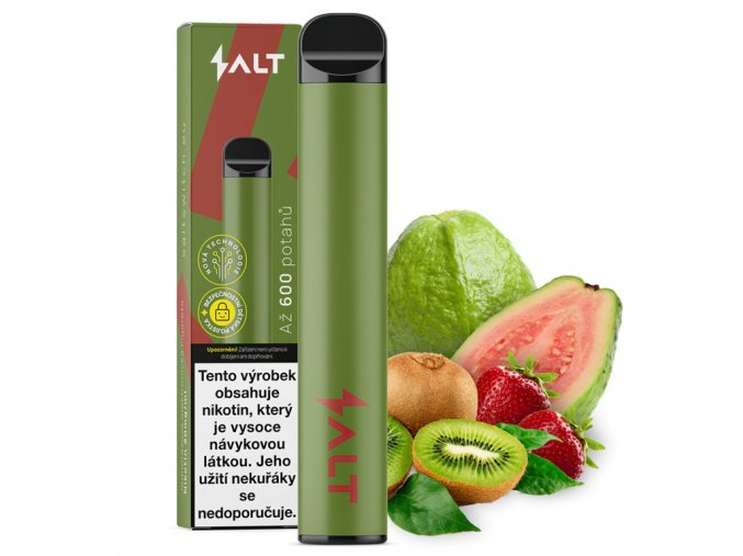 Salt SWITCH Disposable Pod Kit - Kvajáva Kiwi jahoda (Guava Kiwi Strawberry), produktový obrázek.