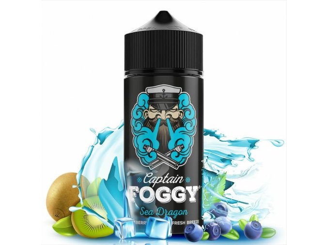 Captain Foggy - Shake & Vape - Sea Dragon - 20ml, produktový obrázek.