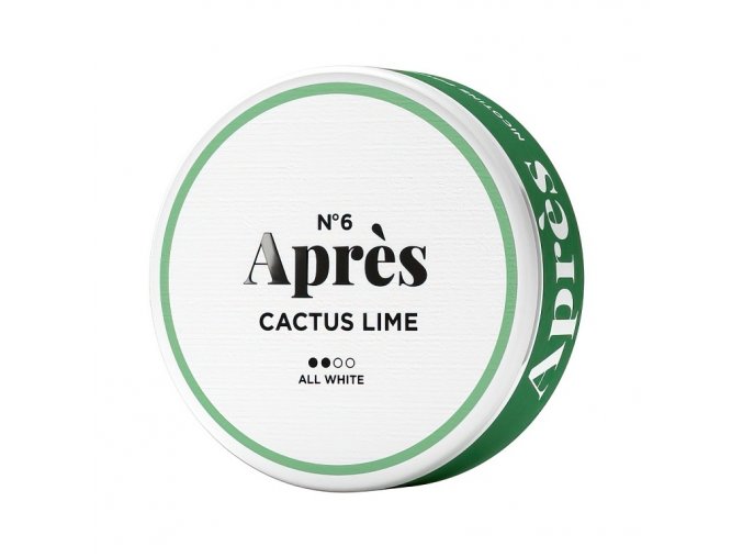 Après - nikotinové sáčky - Cactus Lime - 8mg /g, produktový obrázek.