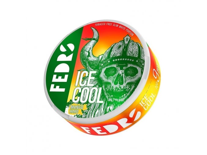 FEDRS - nikotinové sáčky - ICE Cool Mango - Hard - 65mg /g, produktový obrázek.