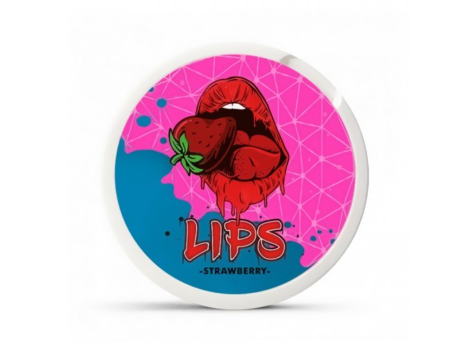 LIPS - nikotinové sáčky - Strawberry - 16mg /g, produktový obrázek.