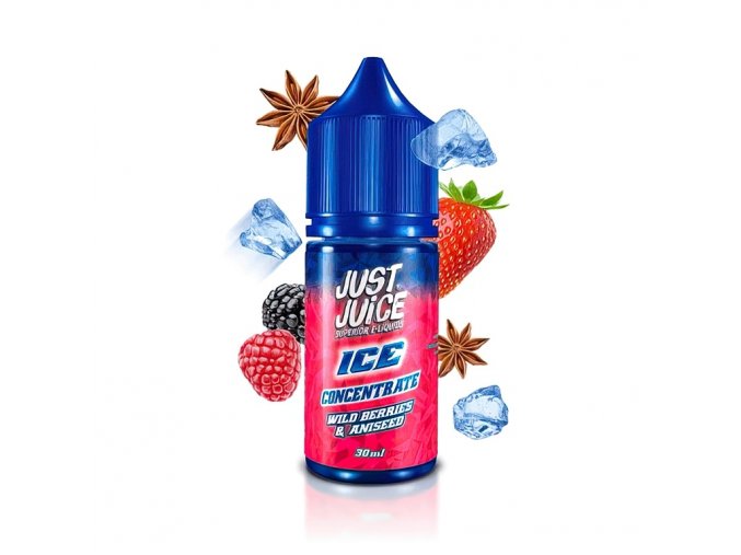 Just Juice - Příchuť - Wild Berries Aniseed ICE - 30ml, produktový obrázek.