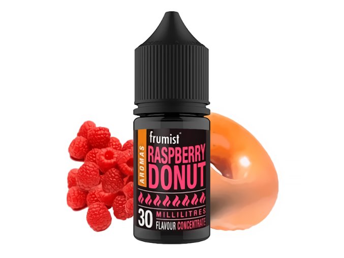 Frumist - Příchuť - Raspberry Donut - 30ml, produktový obrázek.