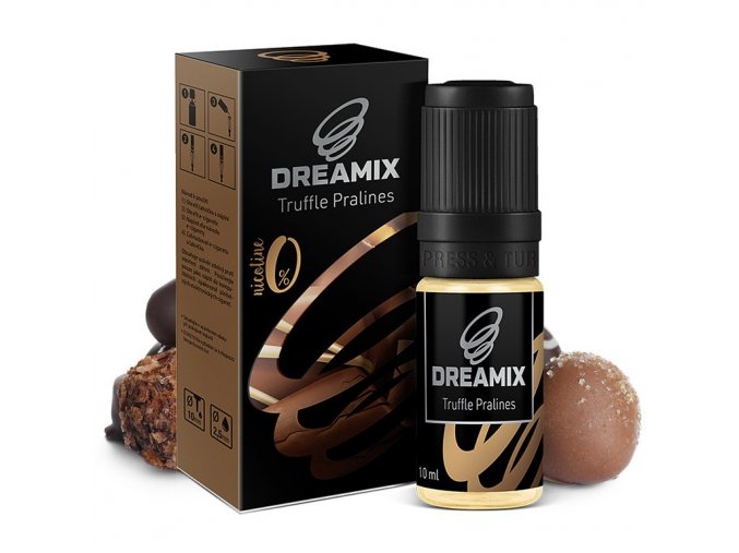 Dreamix Lanýžové pralinky 0mg, produktový obrázek.