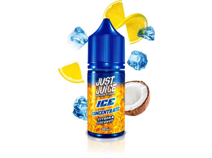 Just Juice - Příchuť - ICE Citron & Coconut - 30ml, produktový obrázek.