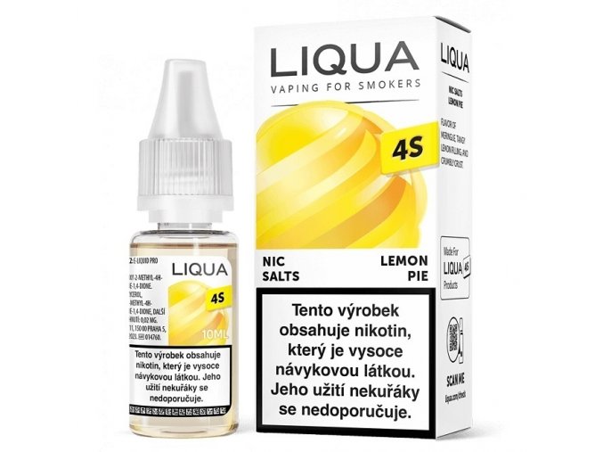 Liqua 4S - Lemon Pie - 18mg, produktový obrázek.