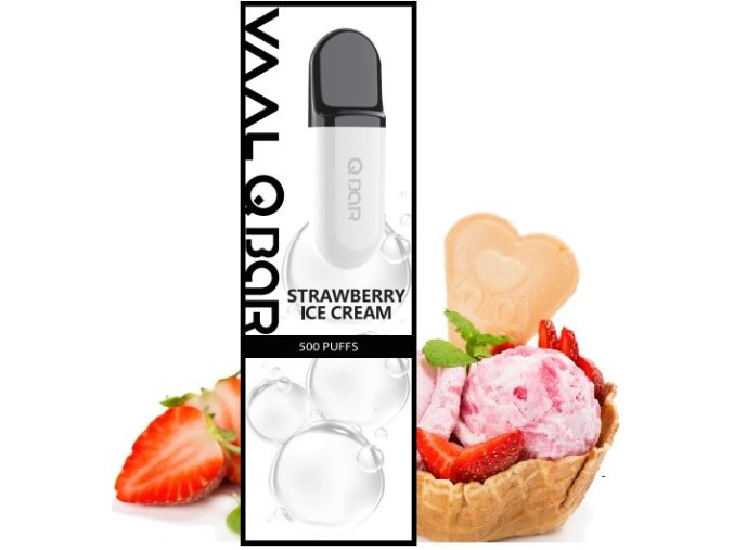 VAAL Q Bar by Joyetech elektronická cigareta 0mg Strawberry Ice Cream