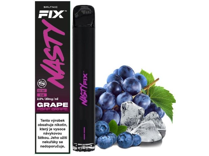 Nasty Juice Air Fix elektronická cigareta Asap Grape 20mg