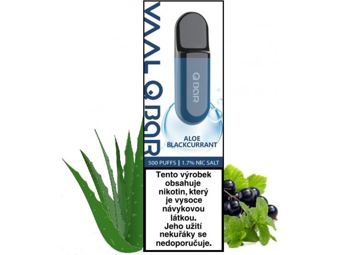 VAAL Q Bar by Joyetech elektronická cigareta 17mg Aloe Blackcurrant