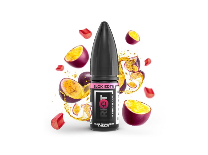 E-liquid Riot S:ALT 10ml / 5mg: Deluxe Passionfruit & Rhubarb (Marakuja s rebarborou)