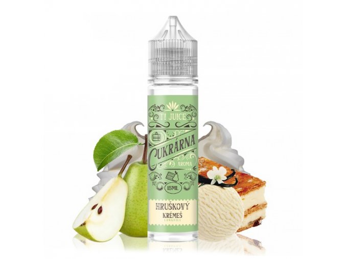 TI Juice Cukrárna - Shake & Vape - Hruškový krémeš - 15ml, produktový obrázek.