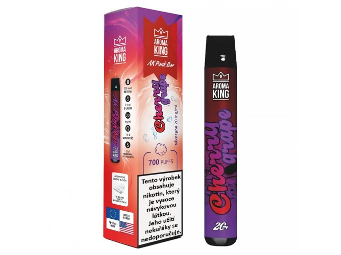 Aroma King Pank Bar - 20mg - Cherry Grape, produktový obrázek.