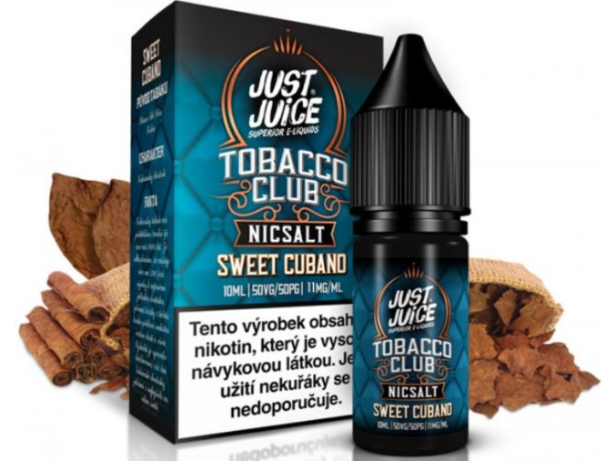 Liquid Just Juice SALT Tobacco Sweet Cubano 10ml - 20mg