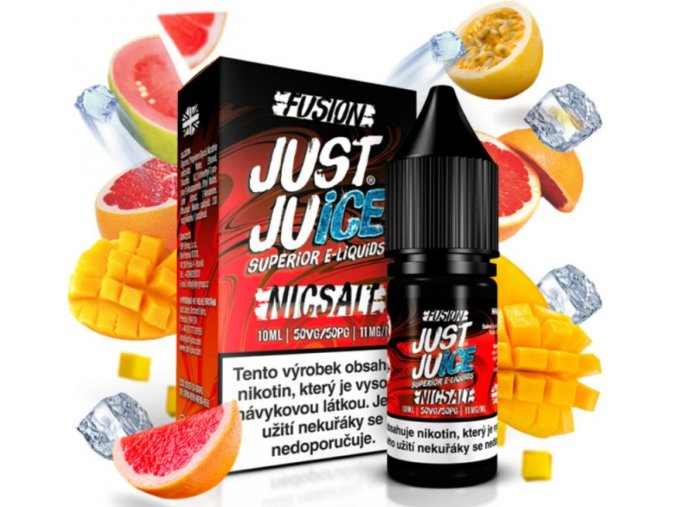 Liquid Just Juice SALT Fusion Mango & Blood Orange On Ice 10ml - 11mg