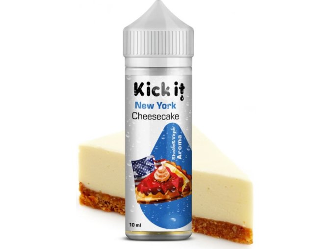 Příchuť KickIt Shake and Vape 10ml New York Cheesecake