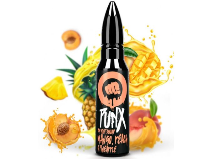 Příchuť Riot Squad PUNX Shake and Vape 20ml Mango, Peach & Pineapple