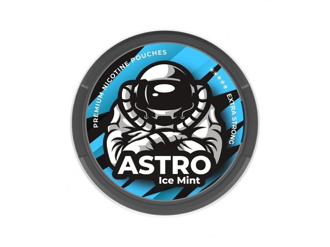 Astro - nikotinové sáčky - ICE Mint - 20mg /g, produktový obrázek.