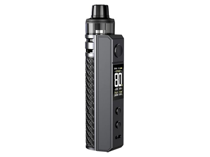 VOOPOO Drag H80S - Pod Kit - 2550mAh - Gray Carbon Fiber, produktový obrázek.