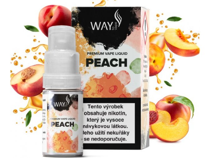 Liquid WAY to Vape Peach 10ml-6mg