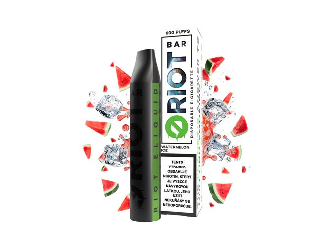 Elektronická cigareta: Riot Bar Disposable Pod 10mg (Watermelon Ice)