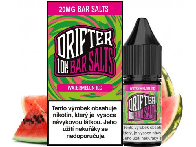 Liquid Drifter Bar Salts Watermelon Ice 10ml - 20mg