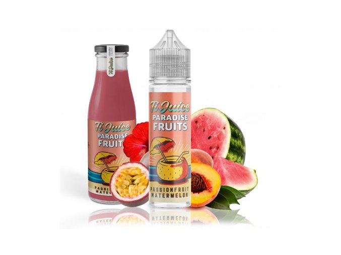 Příchuť TI JUICE Paradise Fruits S&V: Passionfruit Watermelon (Marakuja s vodní meloun) 12ml