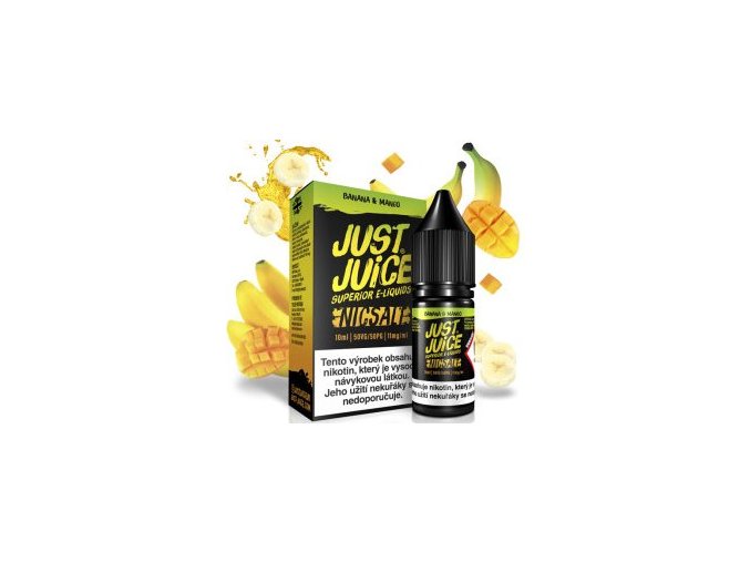 Liquid Just Juice SALT Banana & Mango 10ml - 11mg