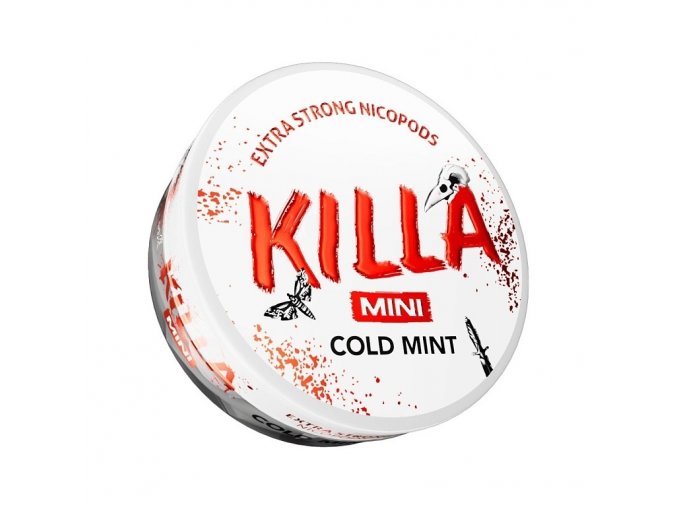 KILLA Mini - nikotinové sáčky - Cold Mint - 16mg /g, produktový obrázek.