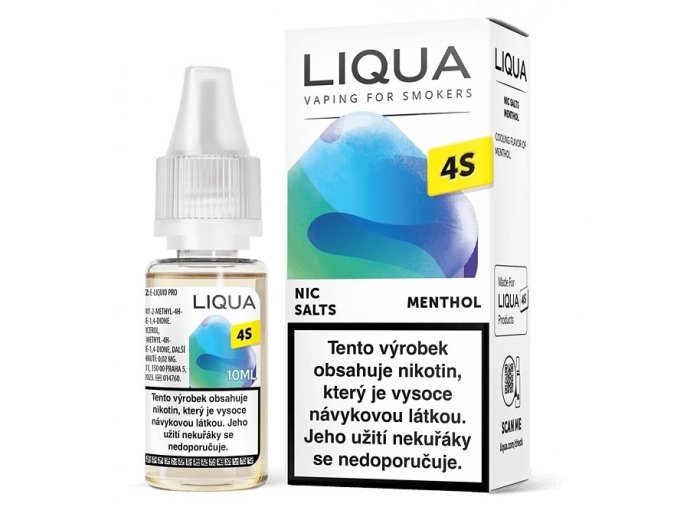 Liqua 4S - Menthol - 18mg, produktový obrázek.