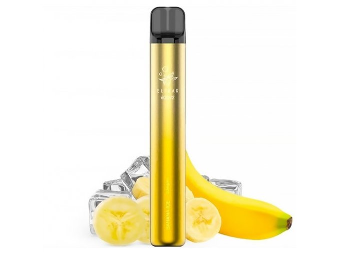 Elf Bar 600 V2 - 20mg - Banana ICE (Svěží banán), produktový obrázek.