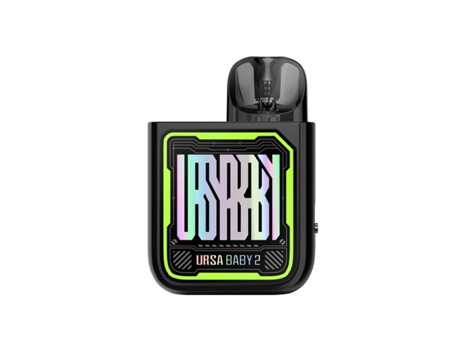 Elektronická cigareta: Lost Vape Ursa Baby 2 Pod Kit (900mAh) (Tech Black X Fancy Maze)