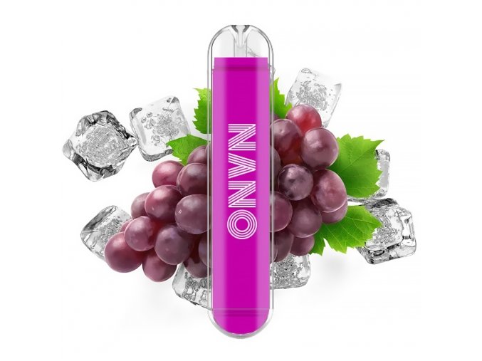 Lio Nano II - 16mg - Grape ICE (Svěží hroznové víno), produktový obrázek.