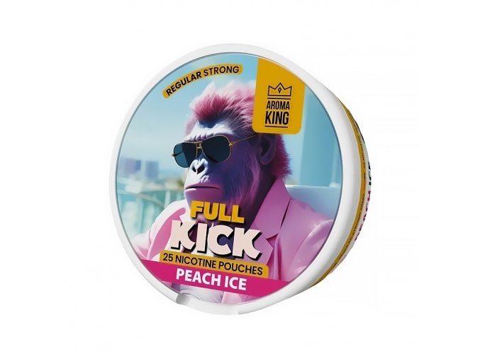 Aroma King Full Kick - nikotinové sáčky - Peach ICE - 20mg /g, produktový obrázek.