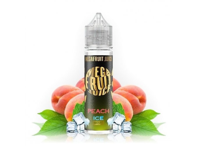 Megafruit Juice - S&V - Peach ICE (Svěží broskev) - 10ml, produktový obrázek.