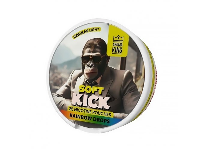 Aroma King Soft Kick - nikotinové sáčky - Rainbow Drops - 10mg /g, produktový obrázek.
