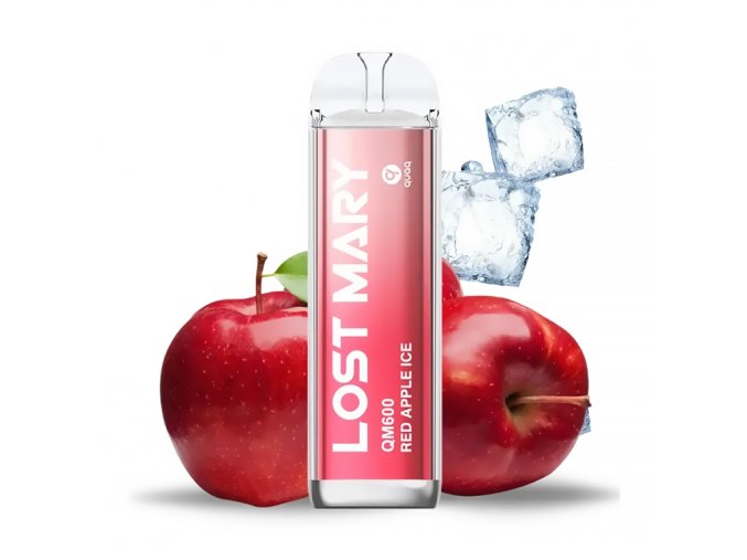 Lost Mary - QM600 - Red Apple ICE - 20mg, produktový obrázek.