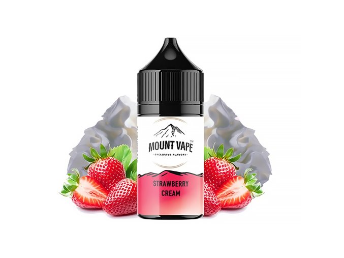 Mount Vape - Shake & Vape - Strawberry Cream - 10ml, produktový obrázek.