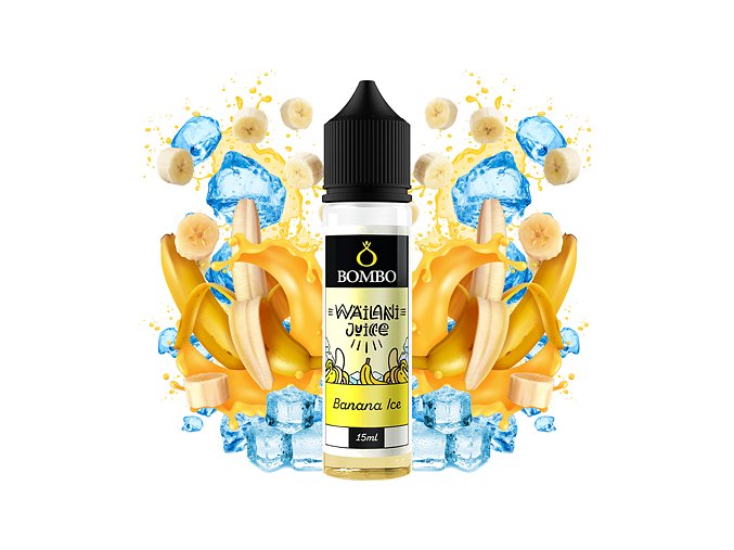 Příchuť Bombo Wailani Juice S&V: Banana Ice (Ledový banán) 15ml