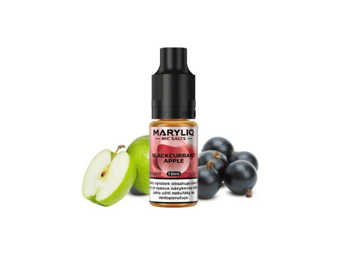 Maryliq Salt Blackcurrant Apple (Jablko a černý rybíz) 10ml intenzita nikotinu 20mg