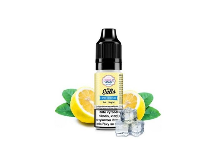 Dinner Lady Salt Lemon Sherbets Ice (Ledový citronový sorbet) 10ml intenzita nikotinu 20mg