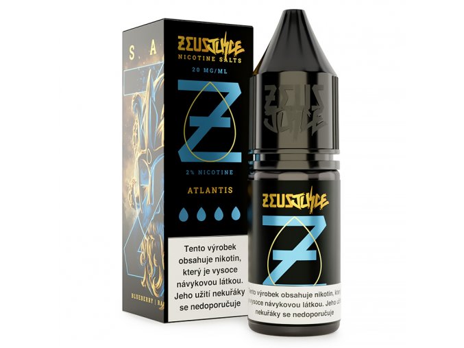 Zeus Juice Salt - E-liquid - Atlantis - 10ml - 20mg, produktový obrázek.