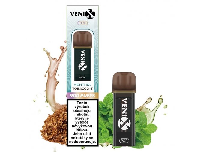 Venix Max Pod - Menthol Tobacco-X - 20mg, produktový obrázek.