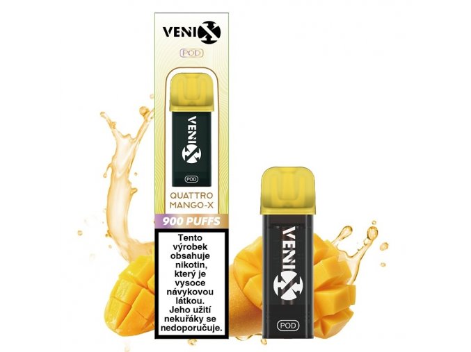 Venix Max Pod - Quattro Mango-X - 20mg, produktový obrázek.