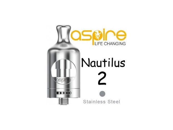 aSpire Nautilus 2 clearomizer 2ml stříbrný