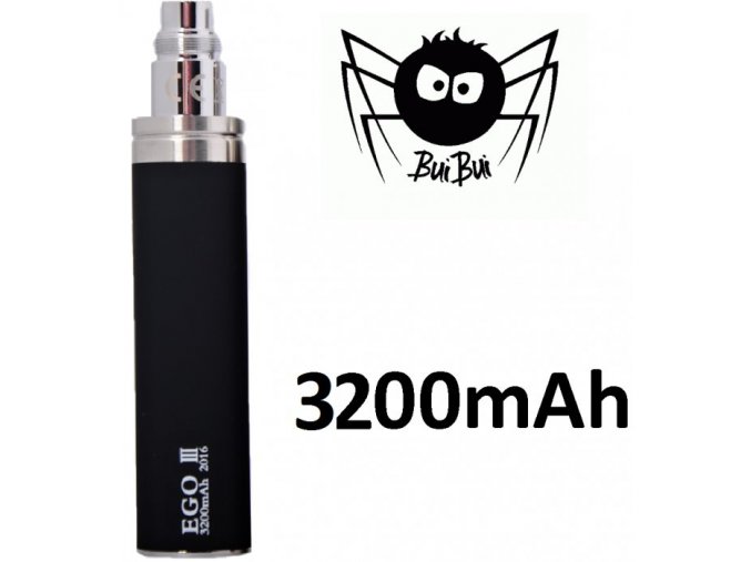 BuiBui GS eGo III baterie 3200mAh Black