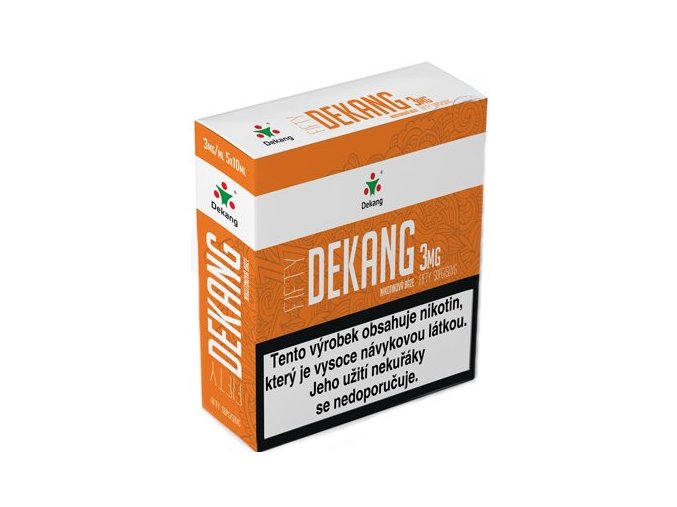 nikotinova baze dekang fifty 5x10ml pg50vg50 3mg