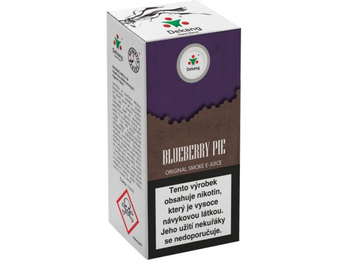 Liquid Dekang Blueberry Pie 10ml - 11mg (Borůvkový koláč)