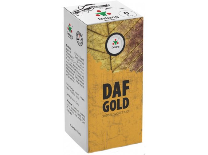 Liquid Dekang DAF Gold 10ml - 0mg